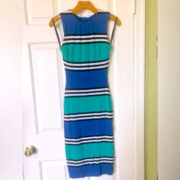 bebe | Dresses | Bebe Multi Stripe Color Block Fitted Midi Dress Size Xxs | Poshmark bebe | Dresses | Bebe Multi Stripe Color Block Fitted Midi Dress Size Xxs | Poshmark